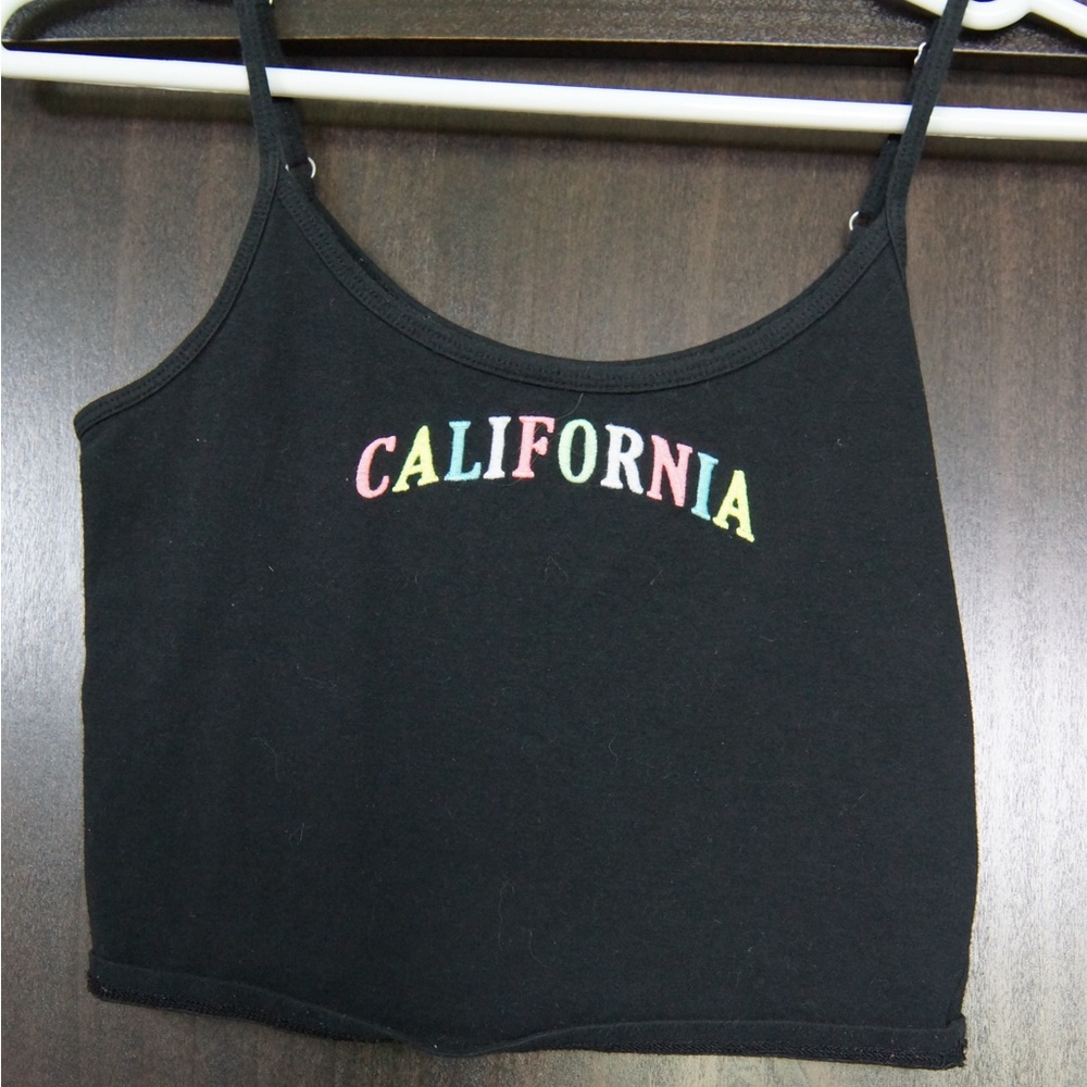 Hollister Black Croptop